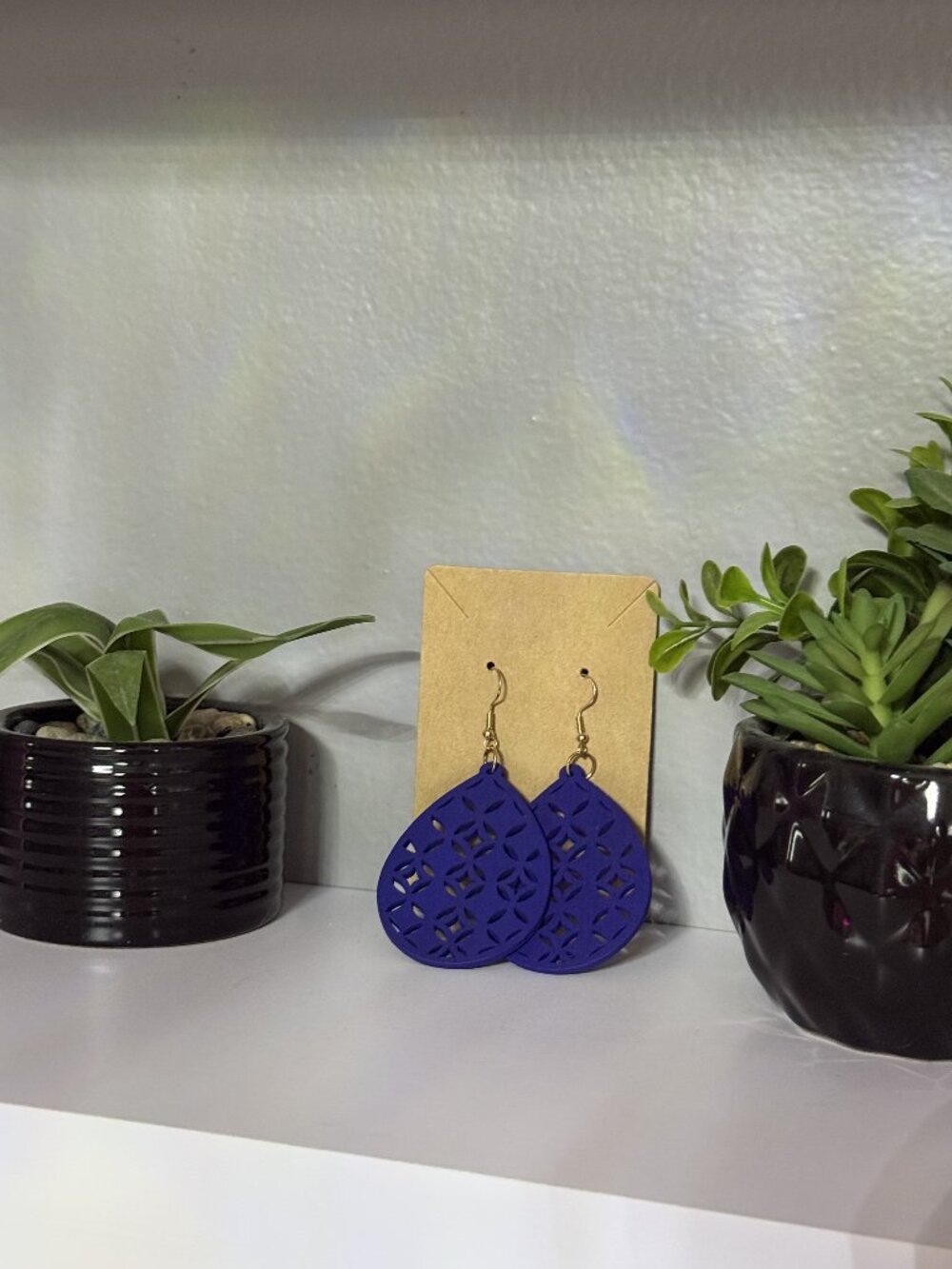 Cobalt Blue Earrings From My Small Business